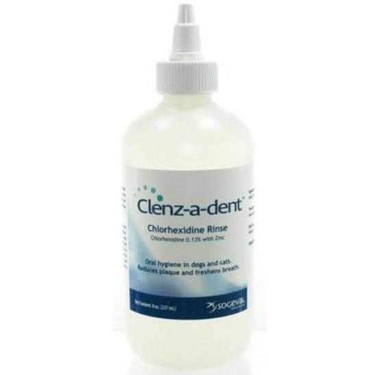 Clenz-a-dent Chlorhexidine Rinse, 8 oz