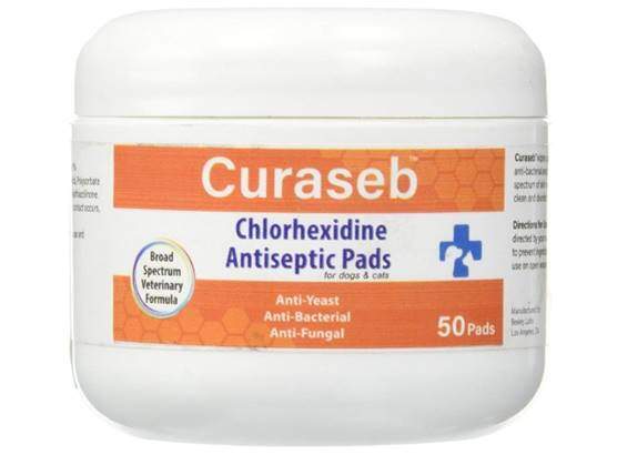 Curaseb Chlorhexidine Wipes