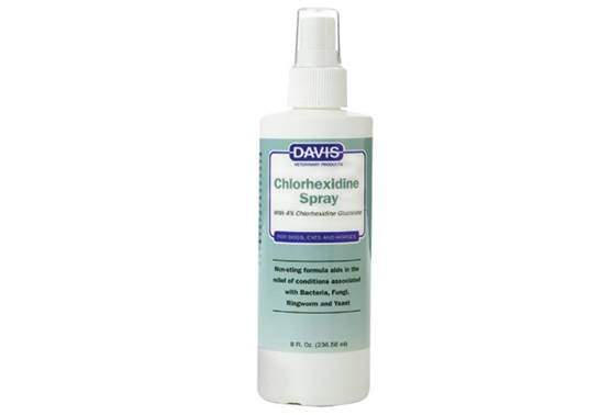 Davis Dog and Cat Chlorhexidine Spray, 4 Percent