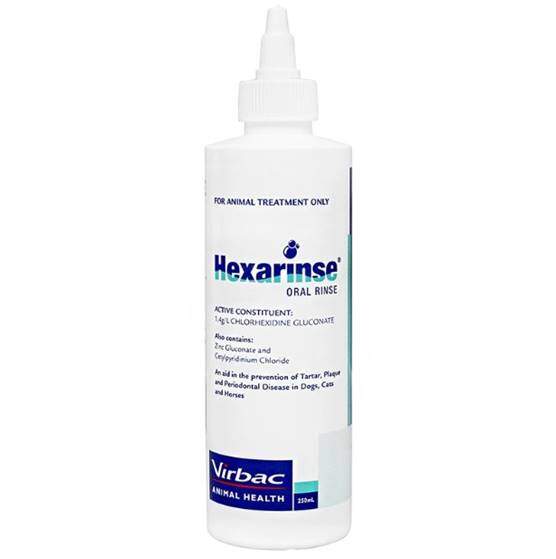 HEXARINSE® oral rinse for dogs, cats, and horses