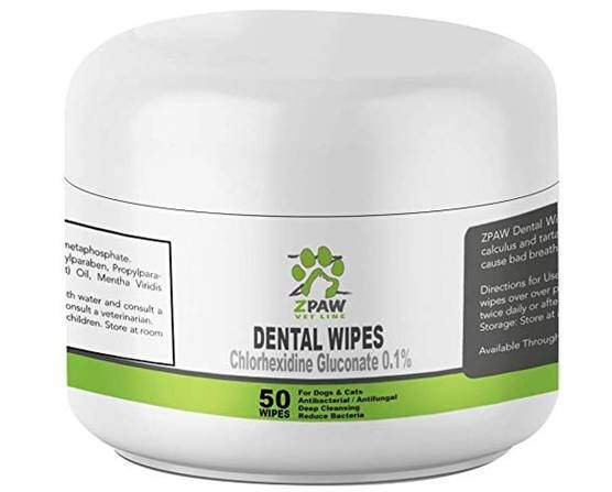 ZPAW Dental Wipes for Dogs and Cats