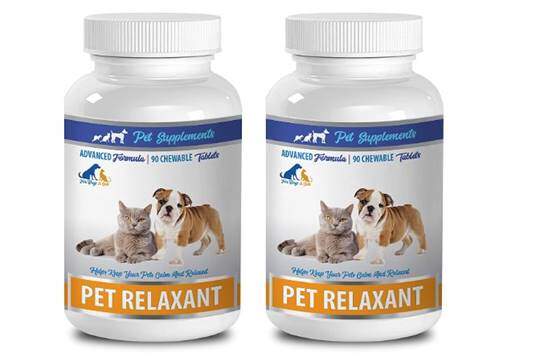 Dog Anxiety Relief Natural - Natural Relaxant for Cats and Dogs