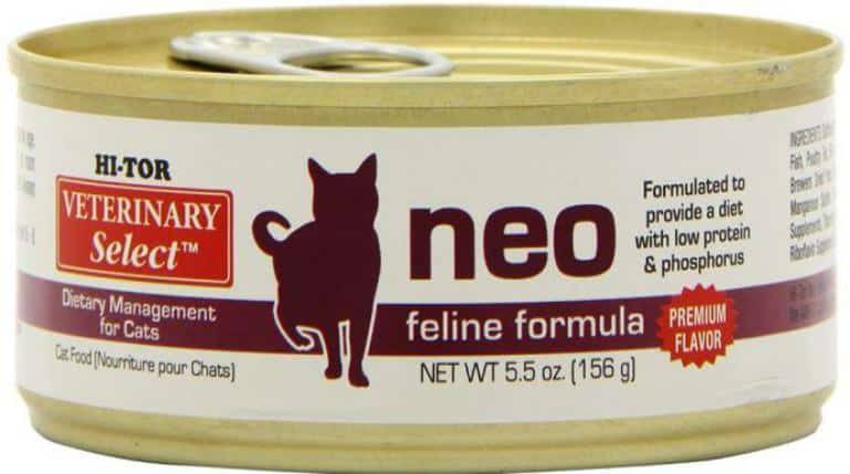 Low protein cat foods wet or canned neo