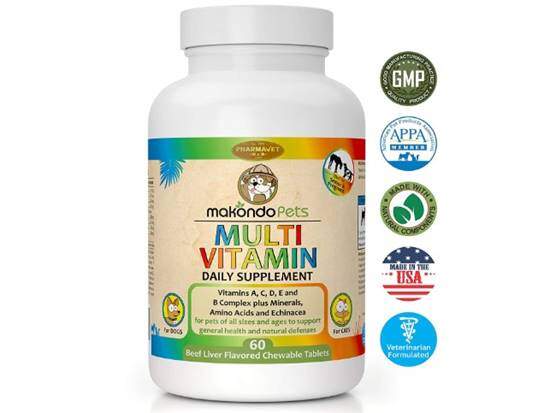 Makondo Pets Multivitamin for Dogs and Cats (60 Tablets)