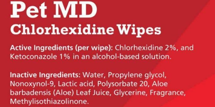 Pet MD Acne wipes