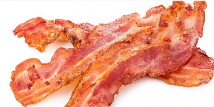 is raw bacon good for dogs