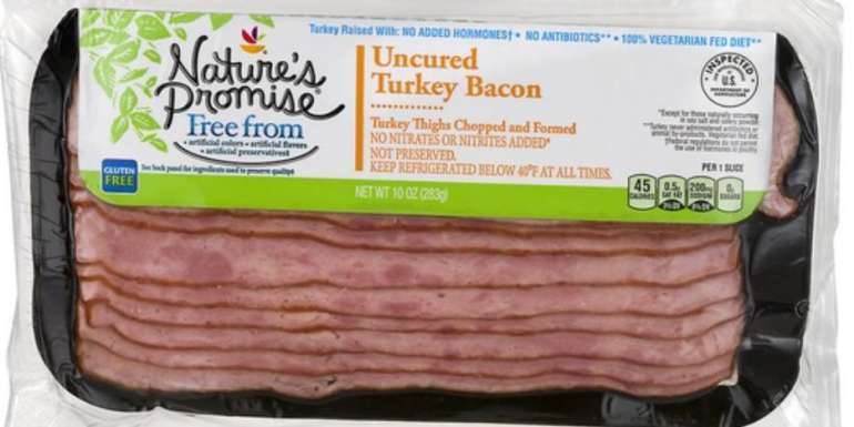 Uncured turkey bacon