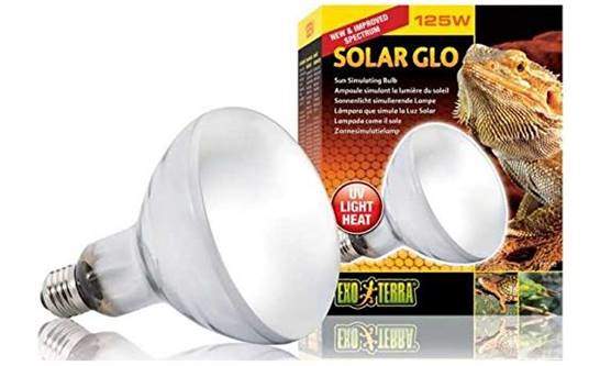Exo Terra Solar-Glo High Intensity Self-Ballasted Uv Heat Mercury Vapor Lamp