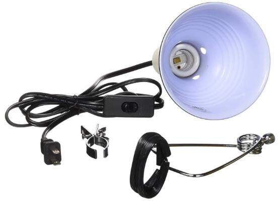 Fluker's 27002 Repta-Clamp Lamp with Switch for Reptiles,