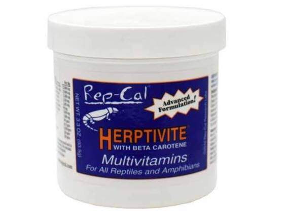 HERPTIVITE Multivitamin for reptiles and amphibians (3.3 oz) Blue Bottl