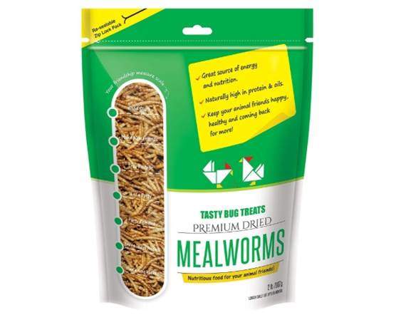 Mealworms - Premium Dried Mealworms (2 lb bag) byTasty Bug Treats