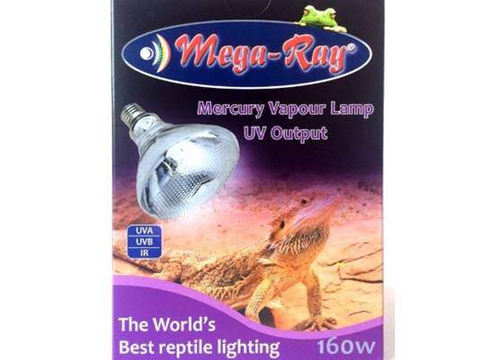 Mega-Ray Mercury Vapor Bulb - 160 Watts