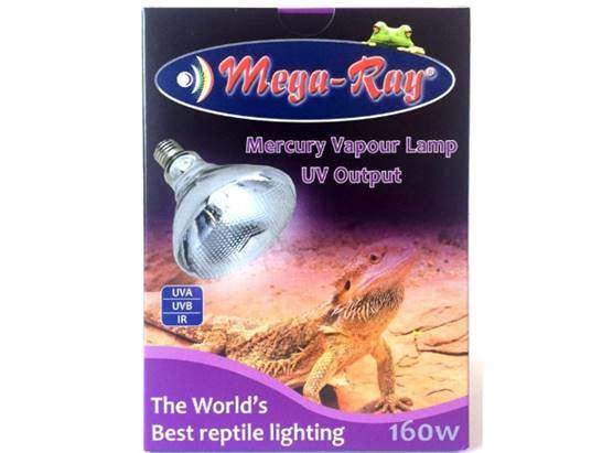 Mega-Ray Mercury Vapor Bulb - 160 Watts