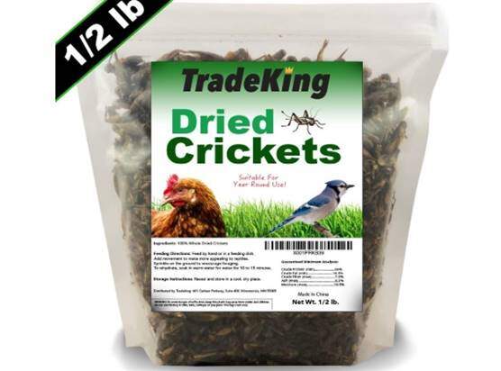 TradeKing Natural Dried Crickets