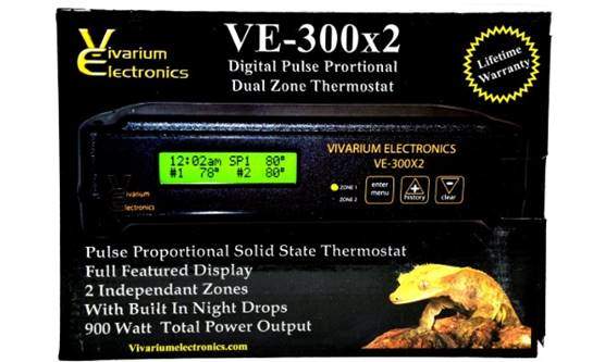 Vivarium Electronics VE-300X2 Thermostat (Reptile Basics)