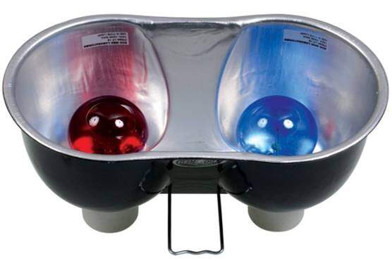 Zoo Med Combo Deep Dome Dual Lamp Fixture