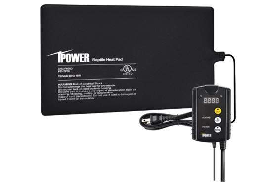 iPower 8x12 Under Tank Heat pad and Digital Thermostat Combo for reptiles