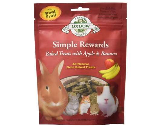 Oxbow Simple Rewards Apple and Banana Baked Treat