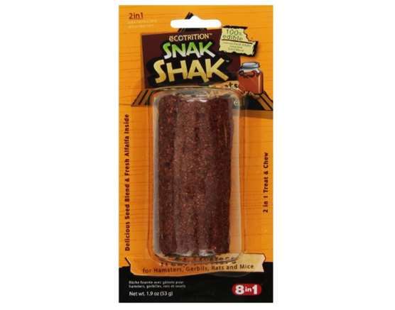 eCOTRITION Snak Shak Treat Stuffer, Small, Peanut Butter Flavored