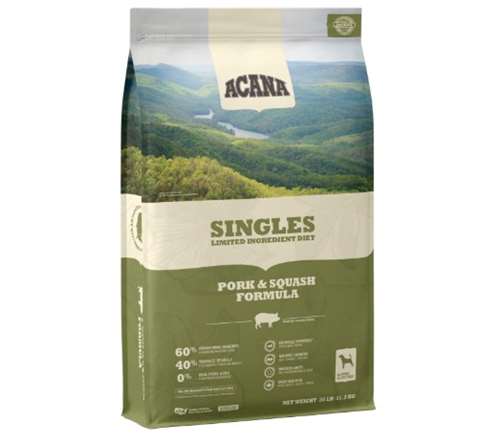 Acana Singles Limited Ingredient Dry Dog Food Pork and Squash Formula