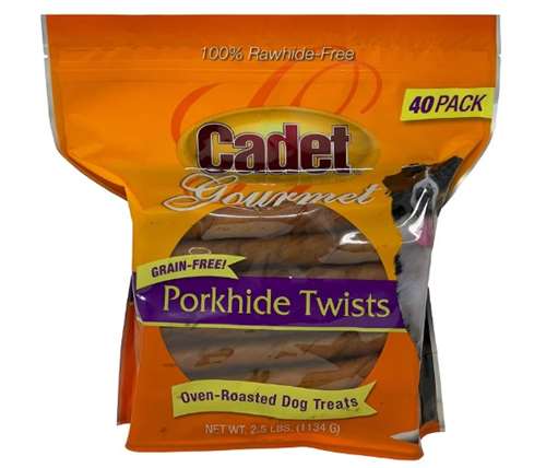 Cadet Dog Treats (Pork Hide Twists)