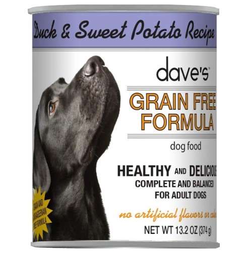 Dave’s Grain Free Pork & Sweet Potato Entrée Canned Dog Food
