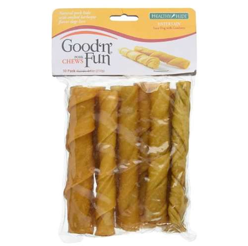 Good 'n' Fun Pork Skin Rolls Dog Chews