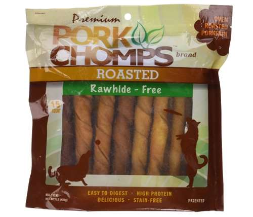 Premium Pork Chomps Roasted Twistz Pork, Large