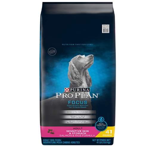 Purina Pro Plan FOCUS Adult Sensitive Skin & Stomach Salmon & Rice Formula Dry Dog Food