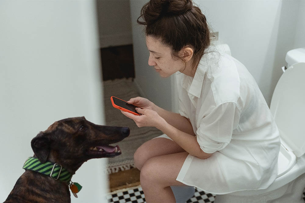 Why Dogs Follow You to the Bathroom